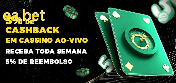 Promoções do cassino ao Vivo ea.bet
